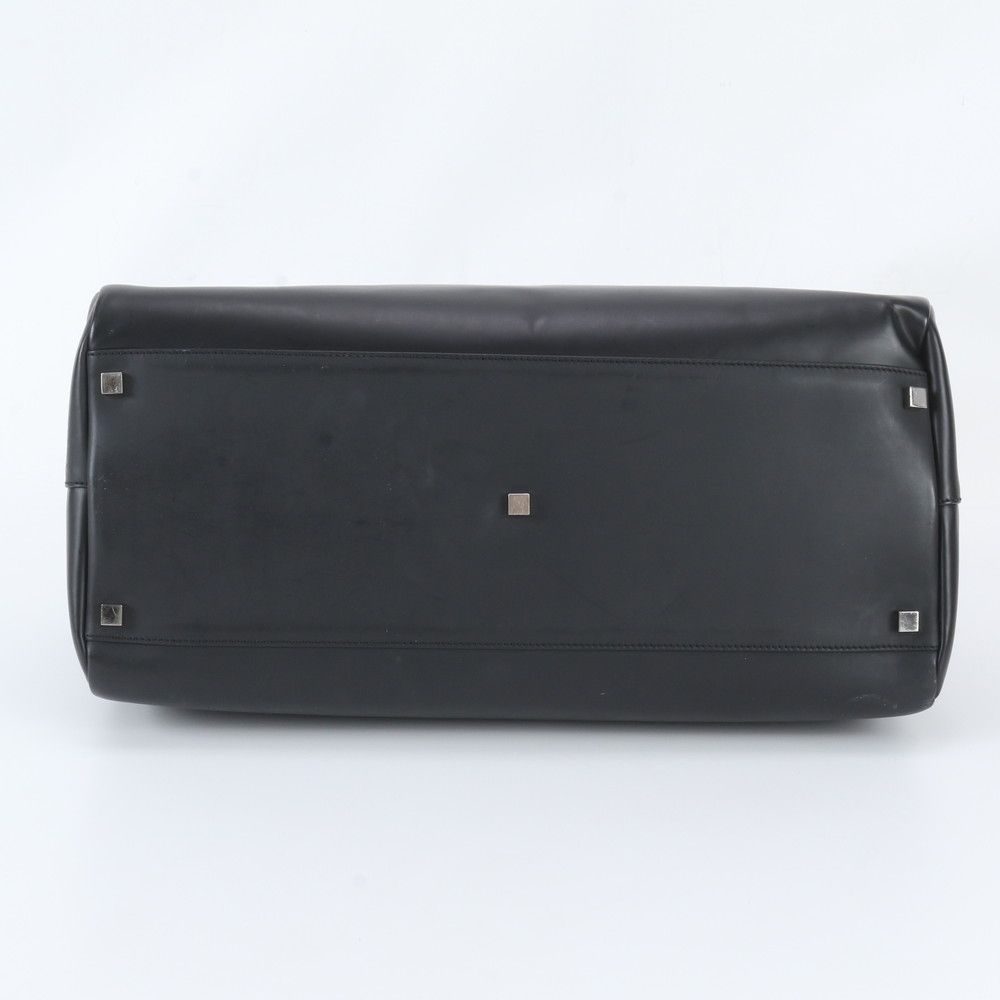 Gucci Leather Boston Bag Tote Carry Black — view 6