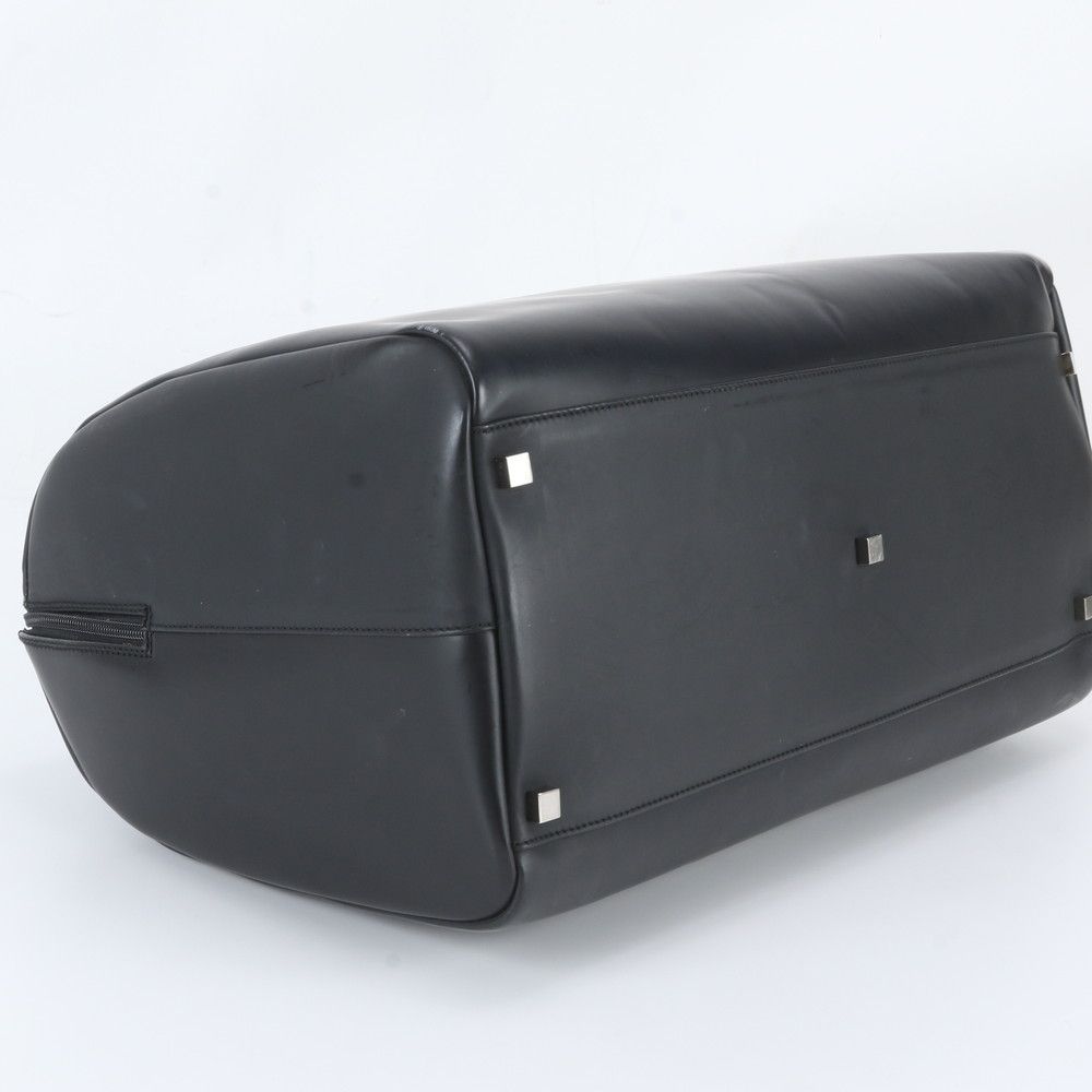 Gucci Leather Boston Bag Tote Carry Black — view 5