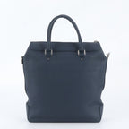 Louis Vuitton Greenwich Zipped Tote Bag Cuir Taurillon Leather Marine — view 3