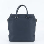 Louis Vuitton Greenwich Zipped Tote Bag Cuir Taurillon Leather Marine