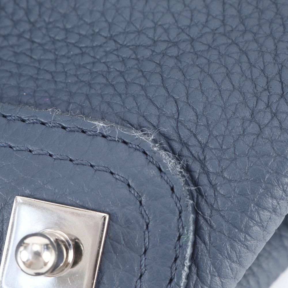 Louis Vuitton Greenwich Zipped Tote Bag Cuir Taurillon Leather Marine — view 8