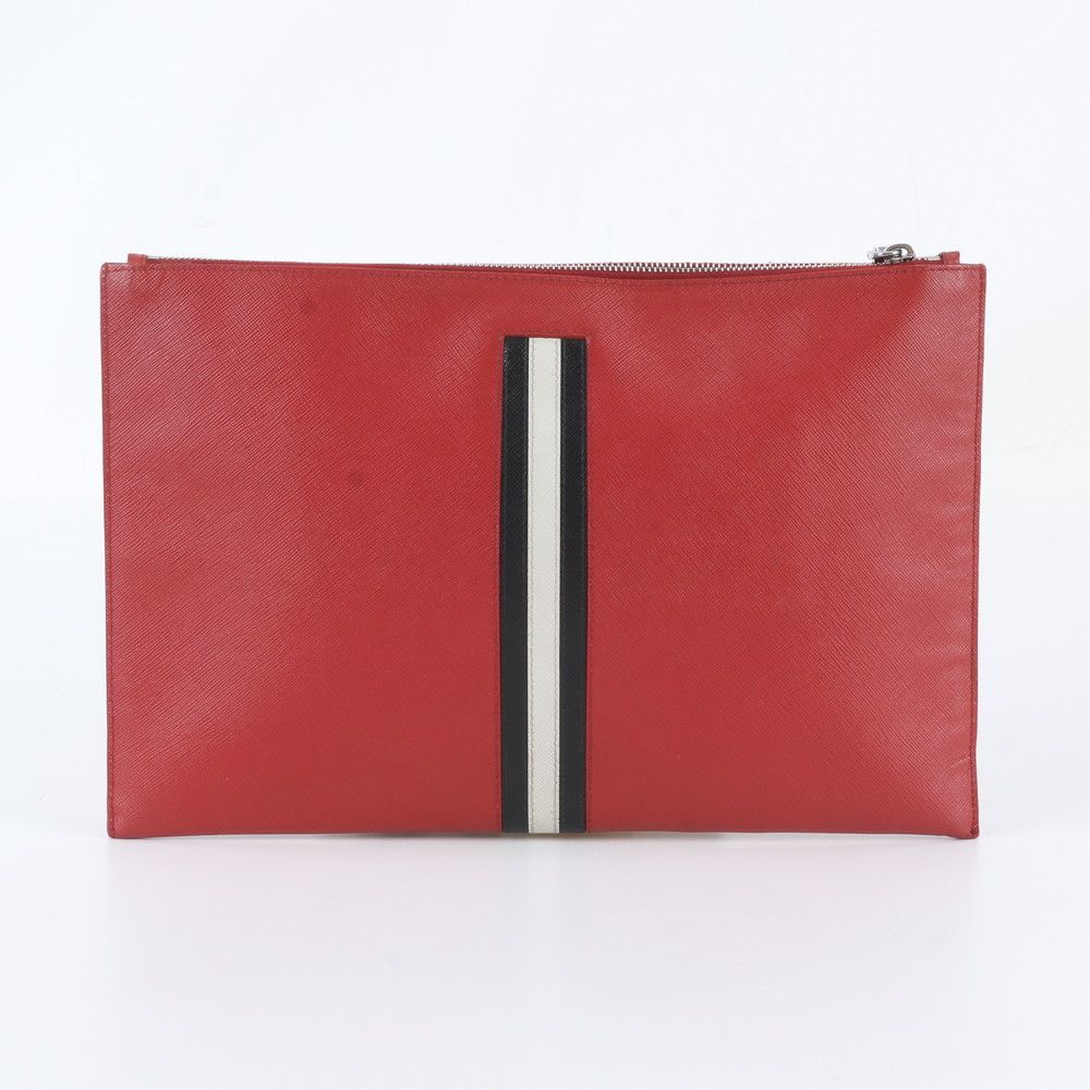 Prada Saffiano Leather Clutch Pouch Business — view 2