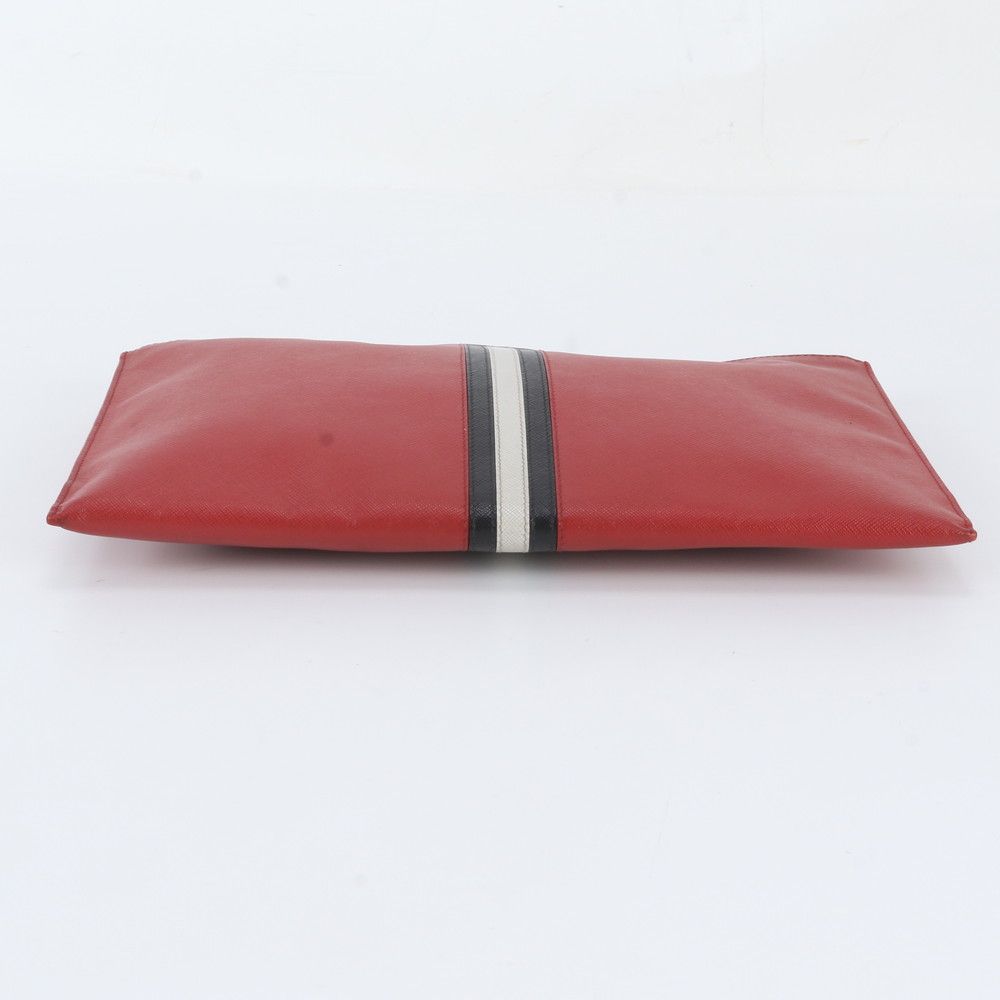 Prada Saffiano Leather Clutch Pouch Business — view 5