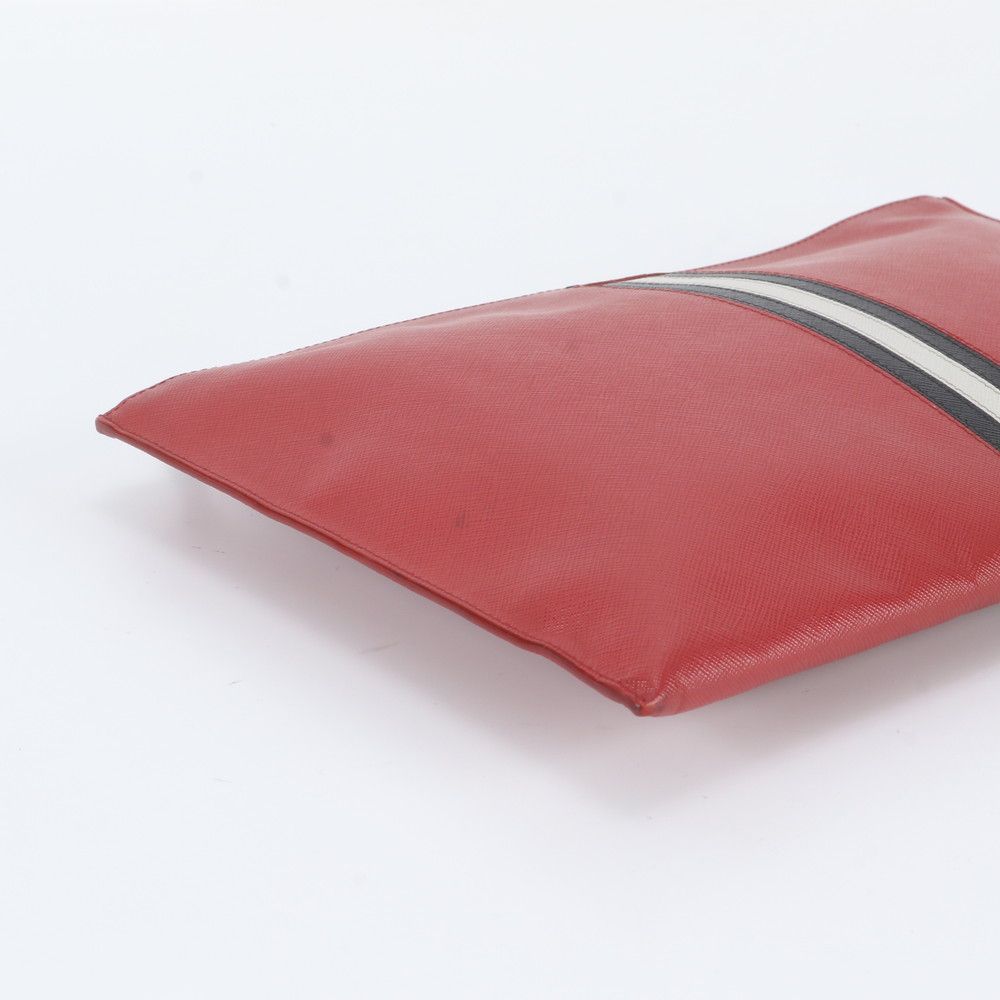 Prada Saffiano Leather Clutch Pouch Business — view 4