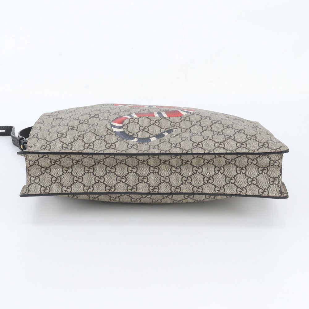 Gucci GG Supreme Kingsnake Print 2-Way Tote Bag Crossbody Shoulder — view 7