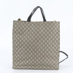 Gucci GG Supreme Kingsnake Print 2-Way Tote Bag Crossbody Shoulder — view 4