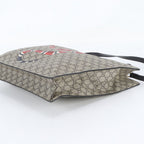 Gucci GG Supreme Kingsnake Print 2-Way Tote Bag Crossbody Shoulder — view 5