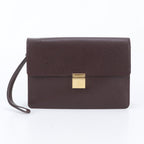 Louis Vuitton Taiga Selenga Leather Clutch Pouch Business