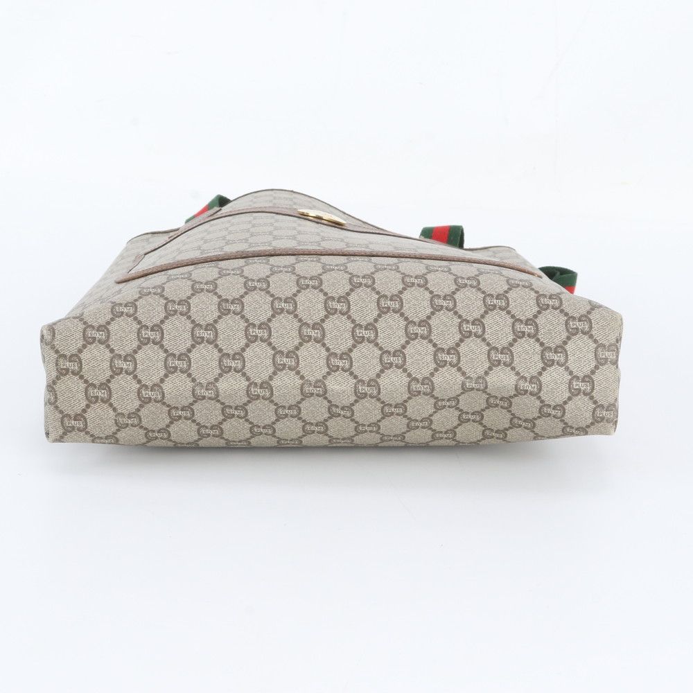 Gucci Vintage Sherry Line GG Plus Leather Tote Bag Shoulder — view 6