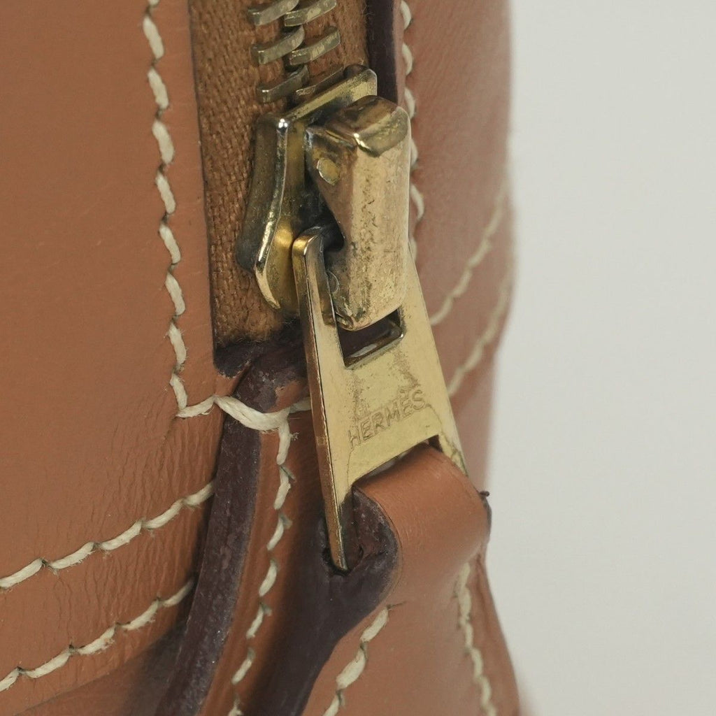 Hermes Plume 32 Tote Gulliver Natural Brown Gold Handbag — view 7