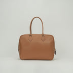 Hermes Plume 32 Tote Gulliver Natural Brown Gold Handbag — view 3