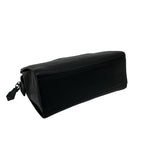 Saint Laurent Vintage YSL Logo Embossed Leather Handbag Mini Tote Black — view 7