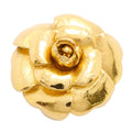 Chanel Brooch Vintage Camellia Gold Plated