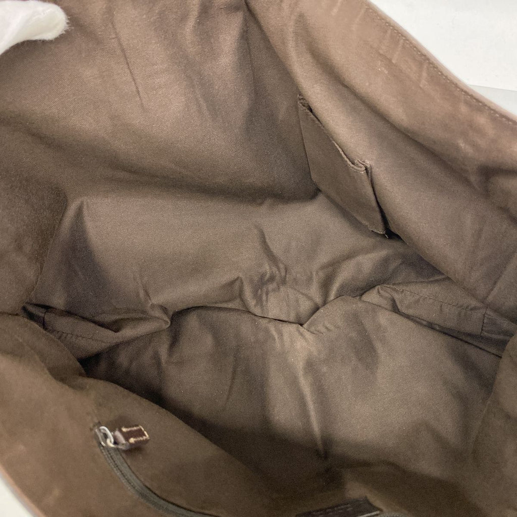 Gucci Tote Bag GG Canvas Beige Brown Champagne Gold — view 4