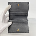 Gucci Wallet GG Marmont Leather Black Gold — view 3