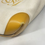 Gucci Tote Bag Canvas Beige Yellow Champagne Gold — view 7