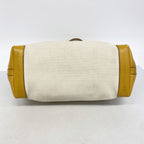 Gucci Tote Bag Canvas Beige Yellow Champagne Gold — view 3