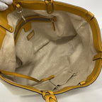 Gucci Tote Bag Canvas Beige Yellow Champagne Gold — view 4