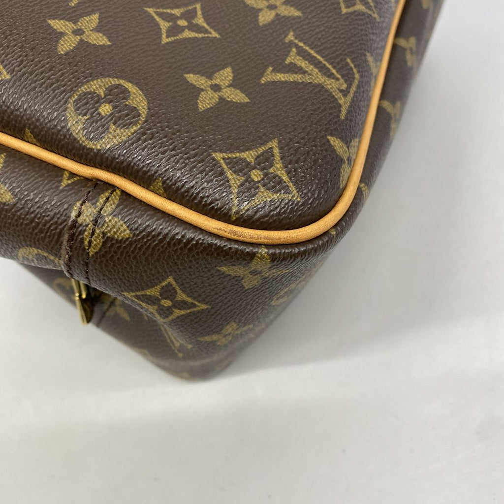 Louis Vuitton Handbag Monogram Deauville Brown — view 6