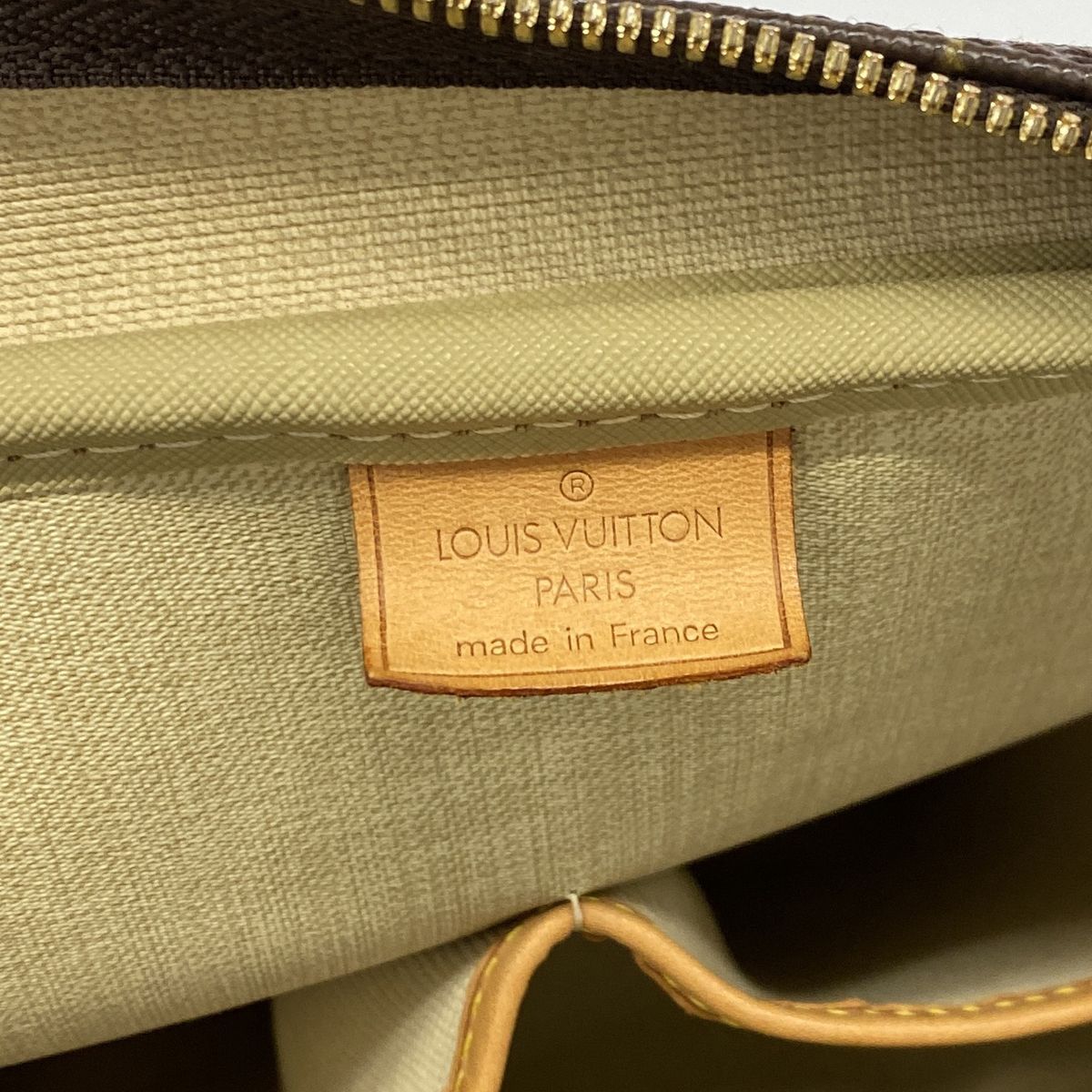 Louis Vuitton Handbag Monogram Deauville Brown — view 5