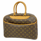 Louis Vuitton Handbag Monogram Deauville Brown