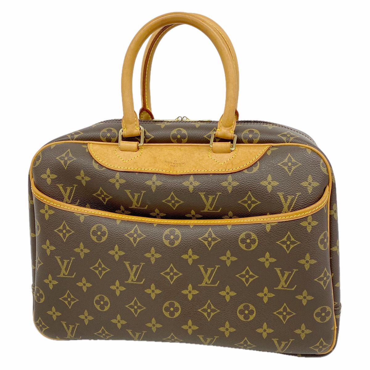 Louis Vuitton Handbag Monogram Deauville Brown