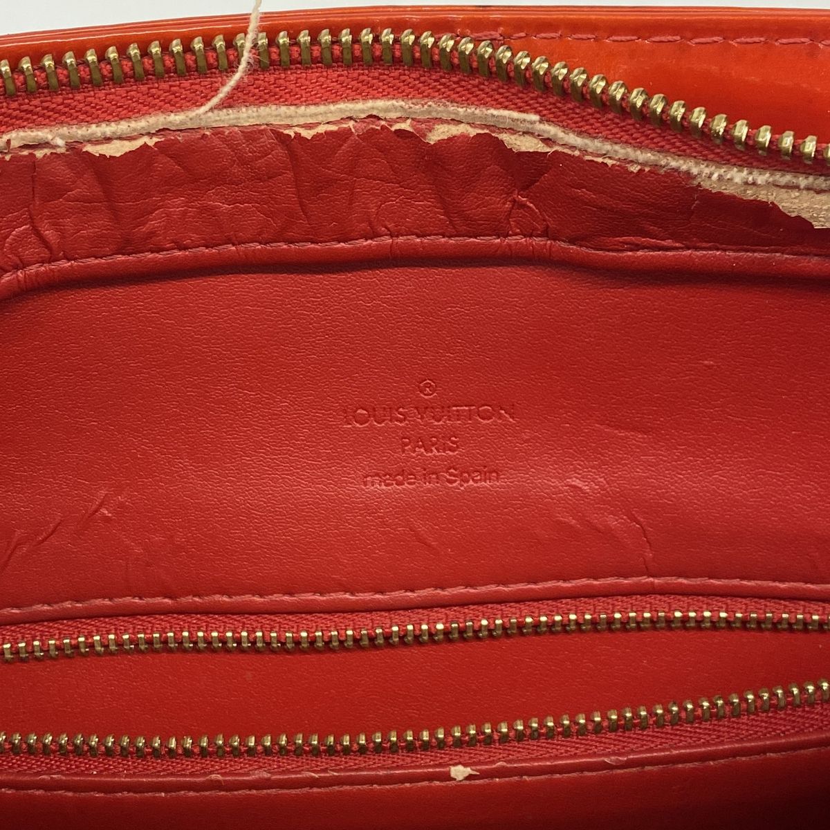 Louis Vuitton Tote Bag Vernis Houston Rouge — view 5