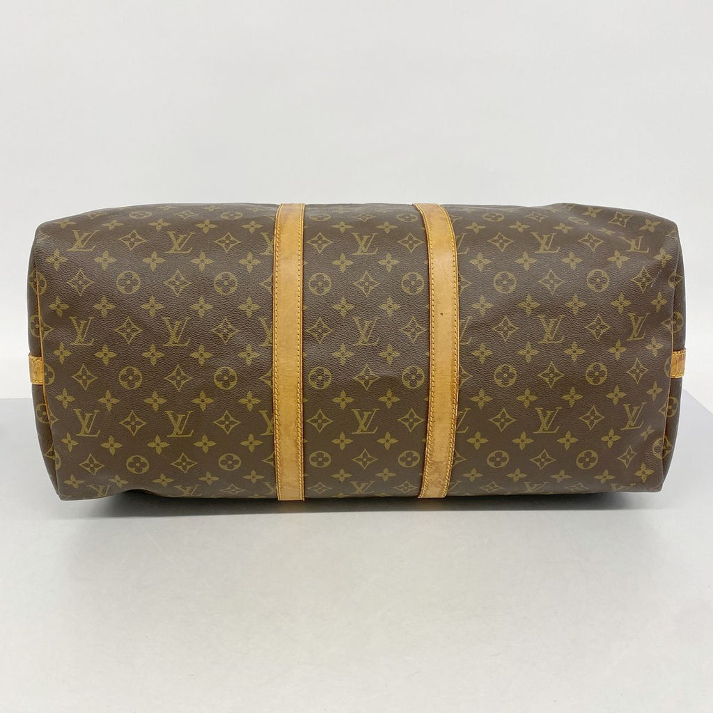 Louis Vuitton Boston Bag Monogram Keepall Bandouliere 55 Brown — view 3