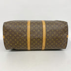 Louis Vuitton Boston Bag Monogram Keepall Bandouliere 55 Brown — view 3