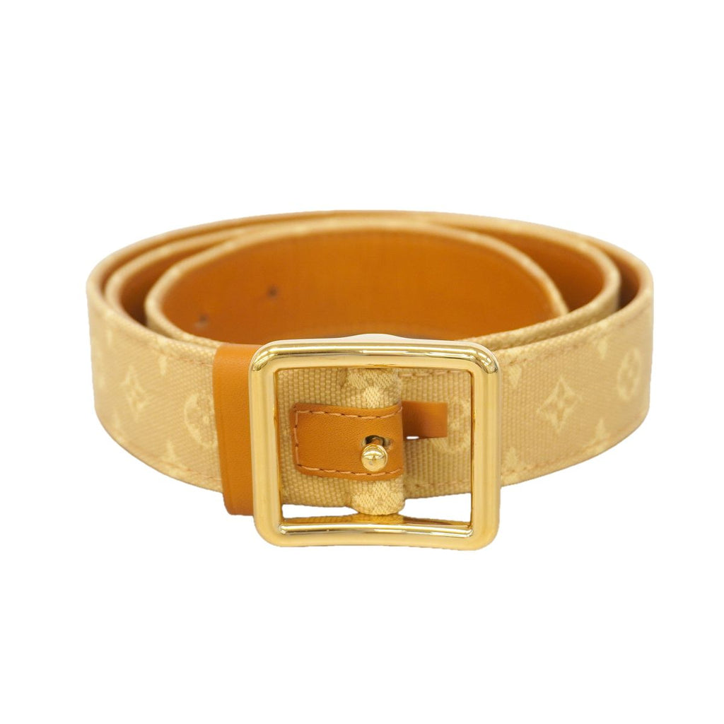Louis Vuitton Belt Monogram Mini Ceinture Beige