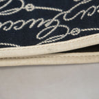 Gucci Tote Bag Canvas Navy Gold — view 8