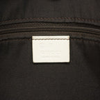 Gucci Tote Bag Canvas Navy Gold — view 5
