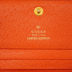 Gucci Wallet Flora Collection Canvas Orange Gold — view 4