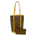 Louis Vuitton Tote Bag Monogram Bucket GM Brown