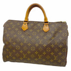 Louis Vuitton Handbag Monogram Speedy 35 Brown