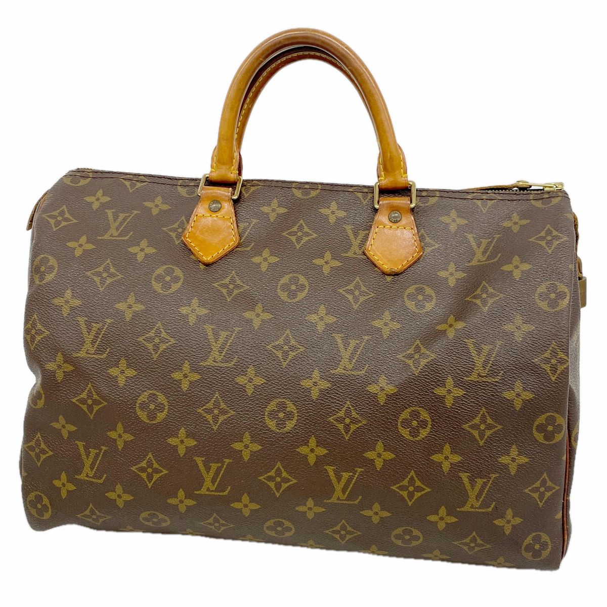 Louis Vuitton Handbag Monogram Speedy 35 Brown