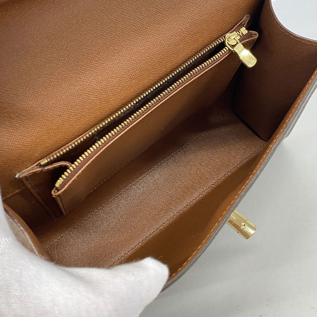 Louis Vuitton Handbag Monogram Malesherbes Brown — view 4