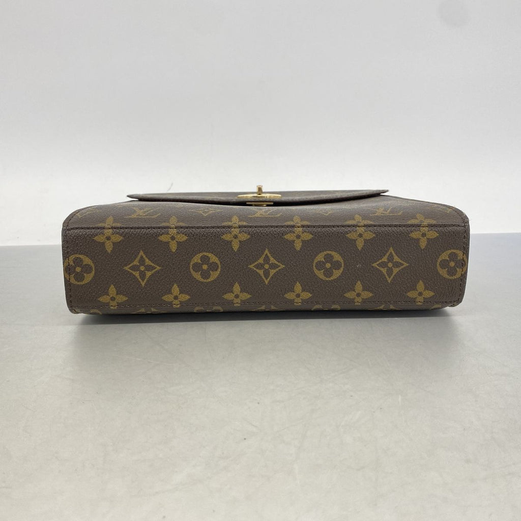 Louis Vuitton Handbag Monogram Malesherbes Brown — view 3
