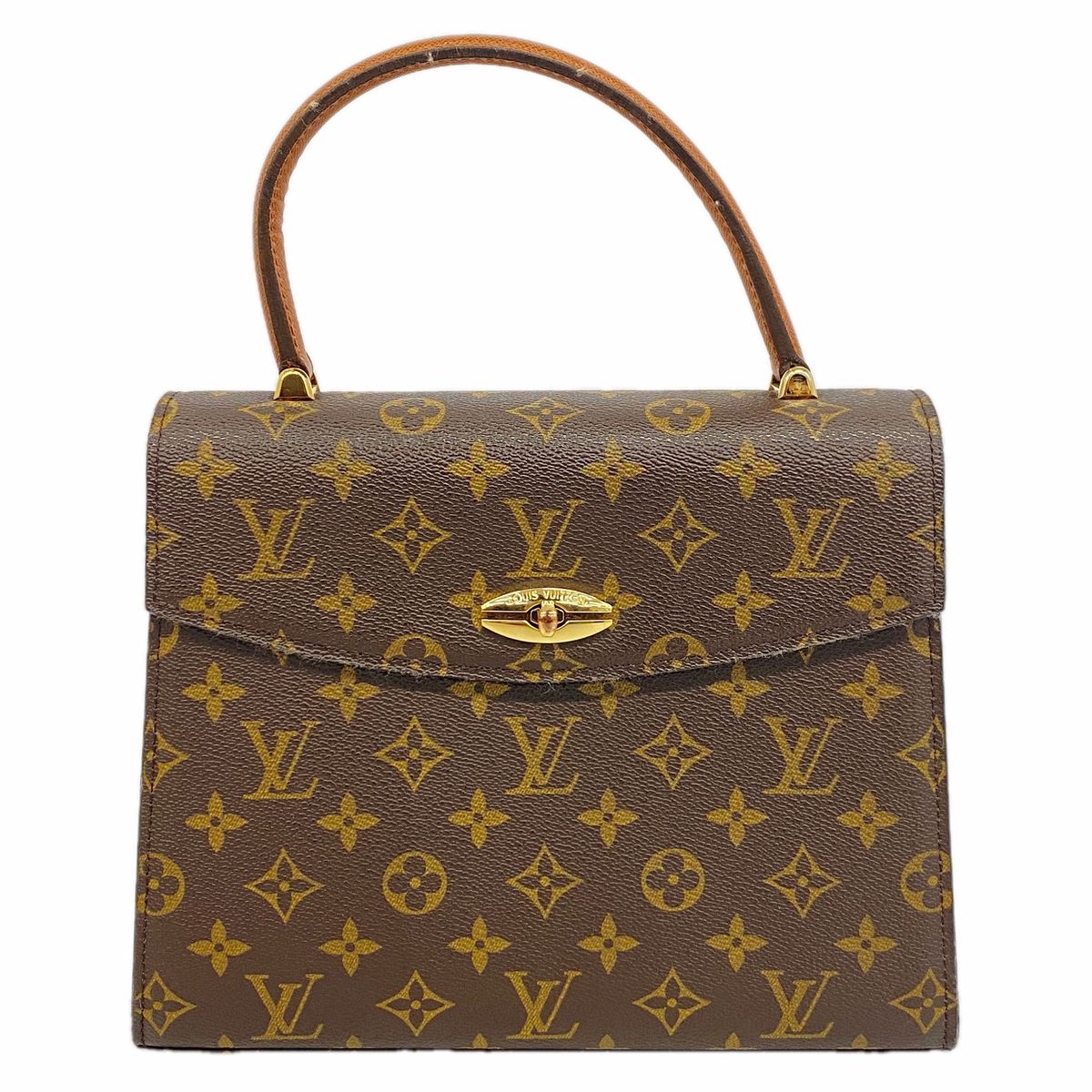 Louis Vuitton Handbag Monogram Malesherbes Brown