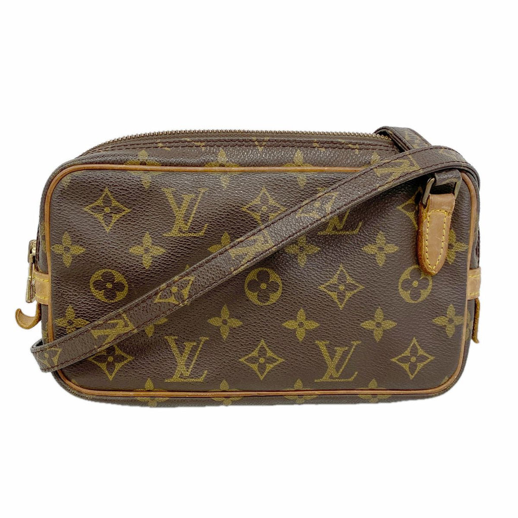Louis Vuitton Shoulder Bag Monogram Pochette Marly Bandouliere Brown