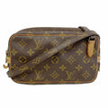 Louis Vuitton Shoulder Bag Monogram Pochette Marly Bandouliere Brown