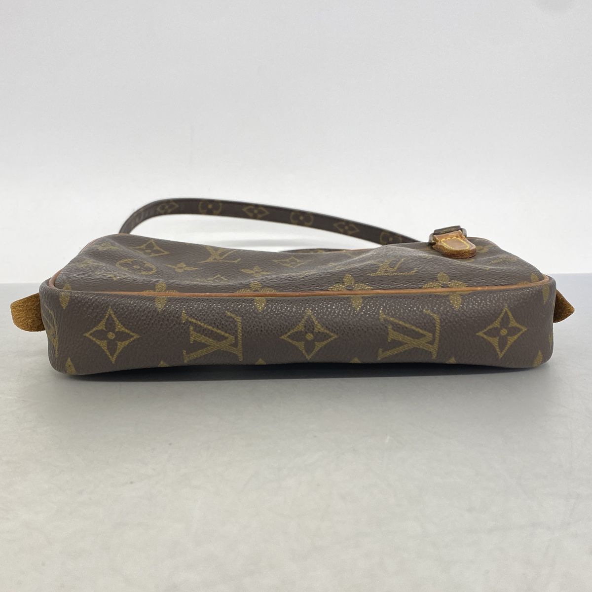 Louis Vuitton Shoulder Bag Monogram Pochette Marly Bandouliere Brown — view 3