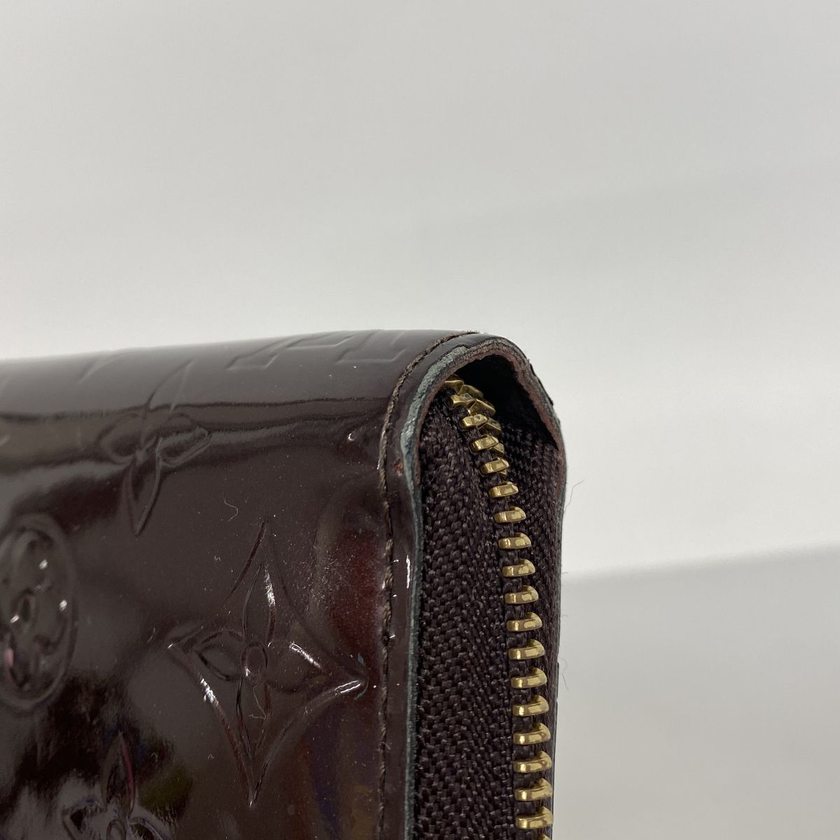 Louis Vuitton Wallet Vernis Zippy Amarante — view 5