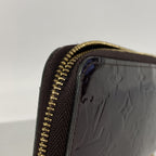 Louis Vuitton Wallet Vernis Zippy Amarante — view 6