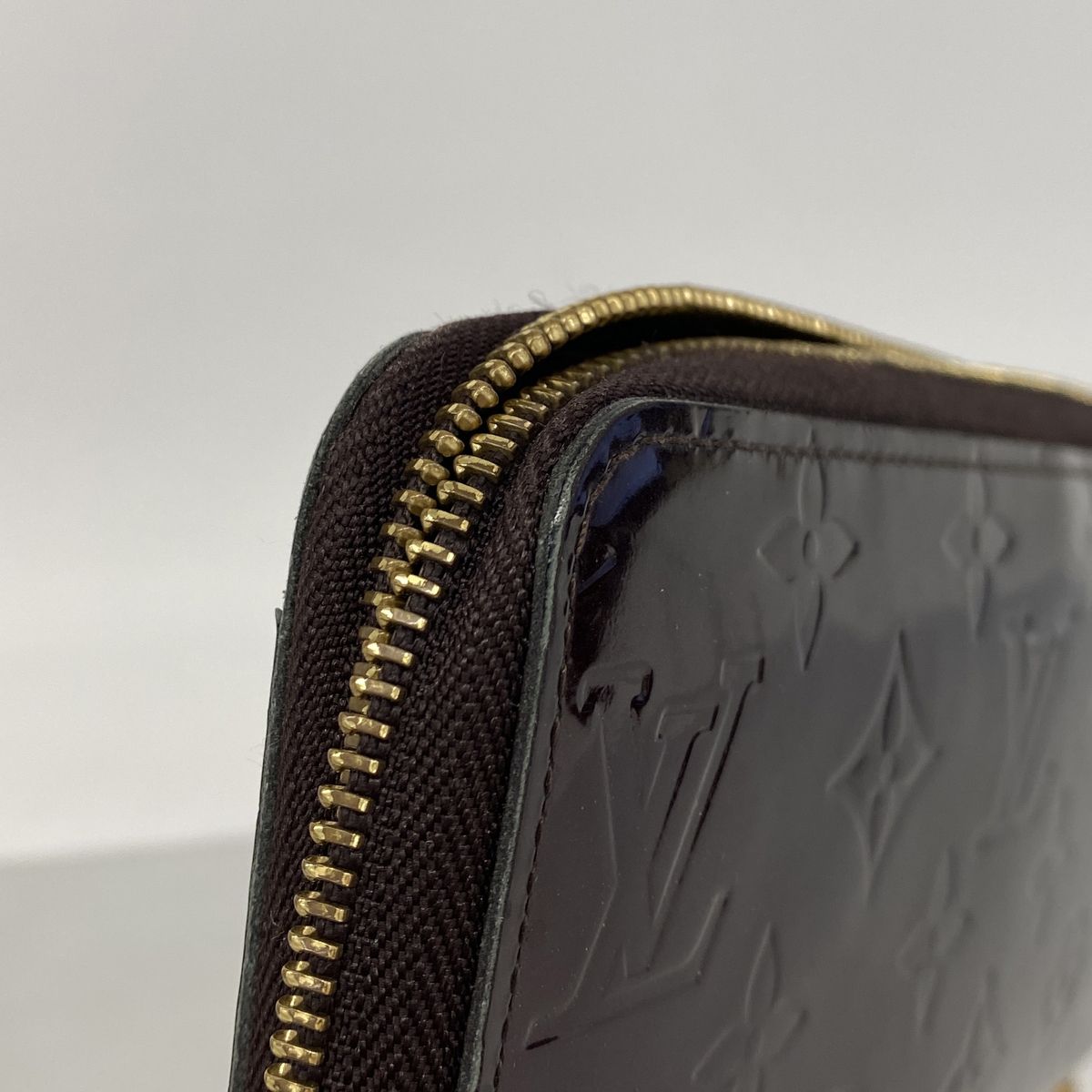 Louis Vuitton Wallet Vernis Zippy Amarante — view 6