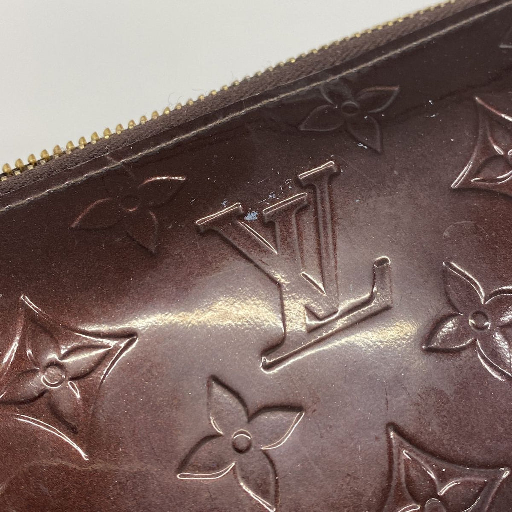 Louis Vuitton Wallet Vernis Zippy Amarante — view 8