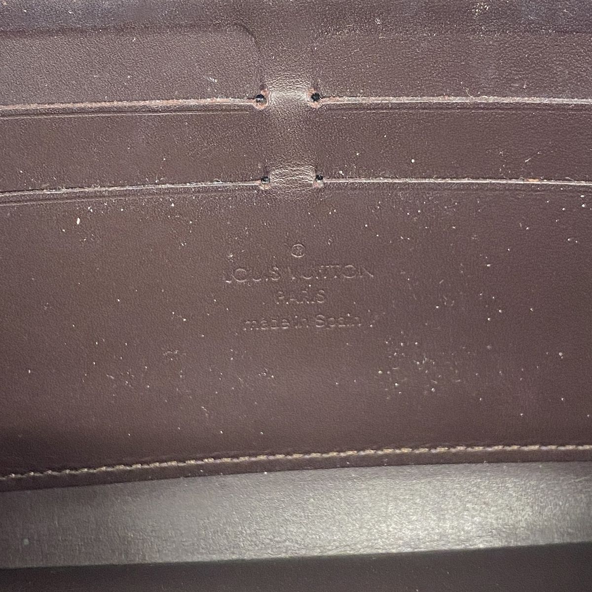 Louis Vuitton Wallet Vernis Zippy Amarante — view 4