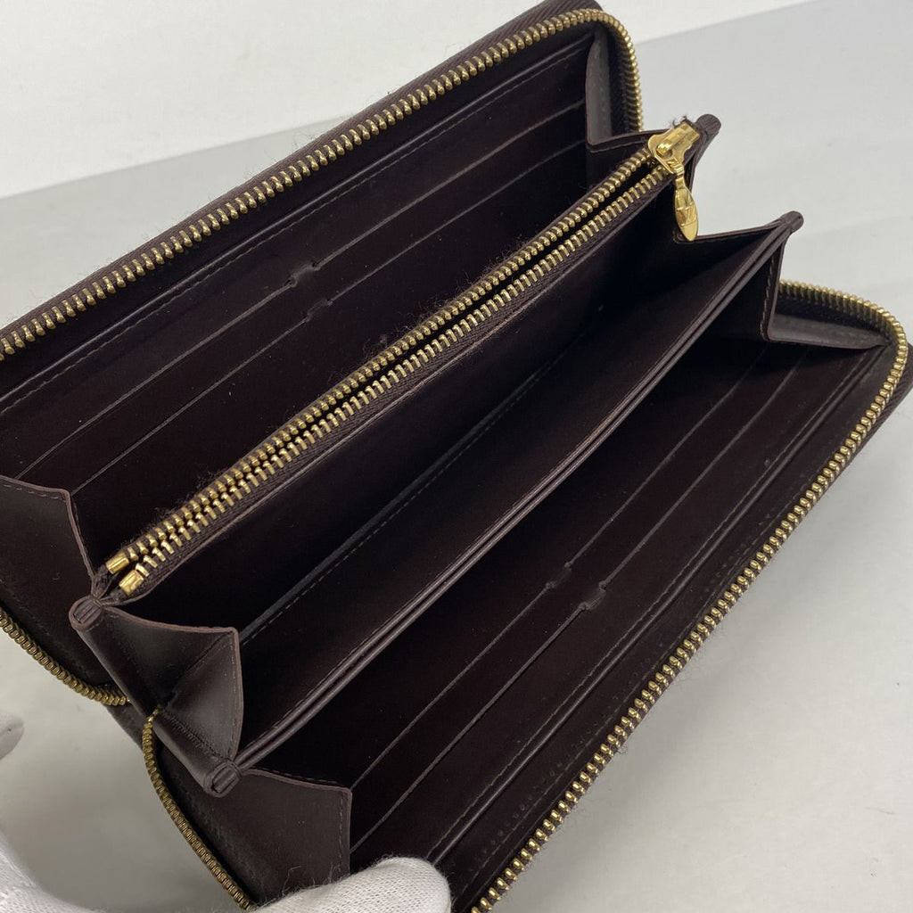Louis Vuitton Wallet Vernis Zippy Amarante — view 3