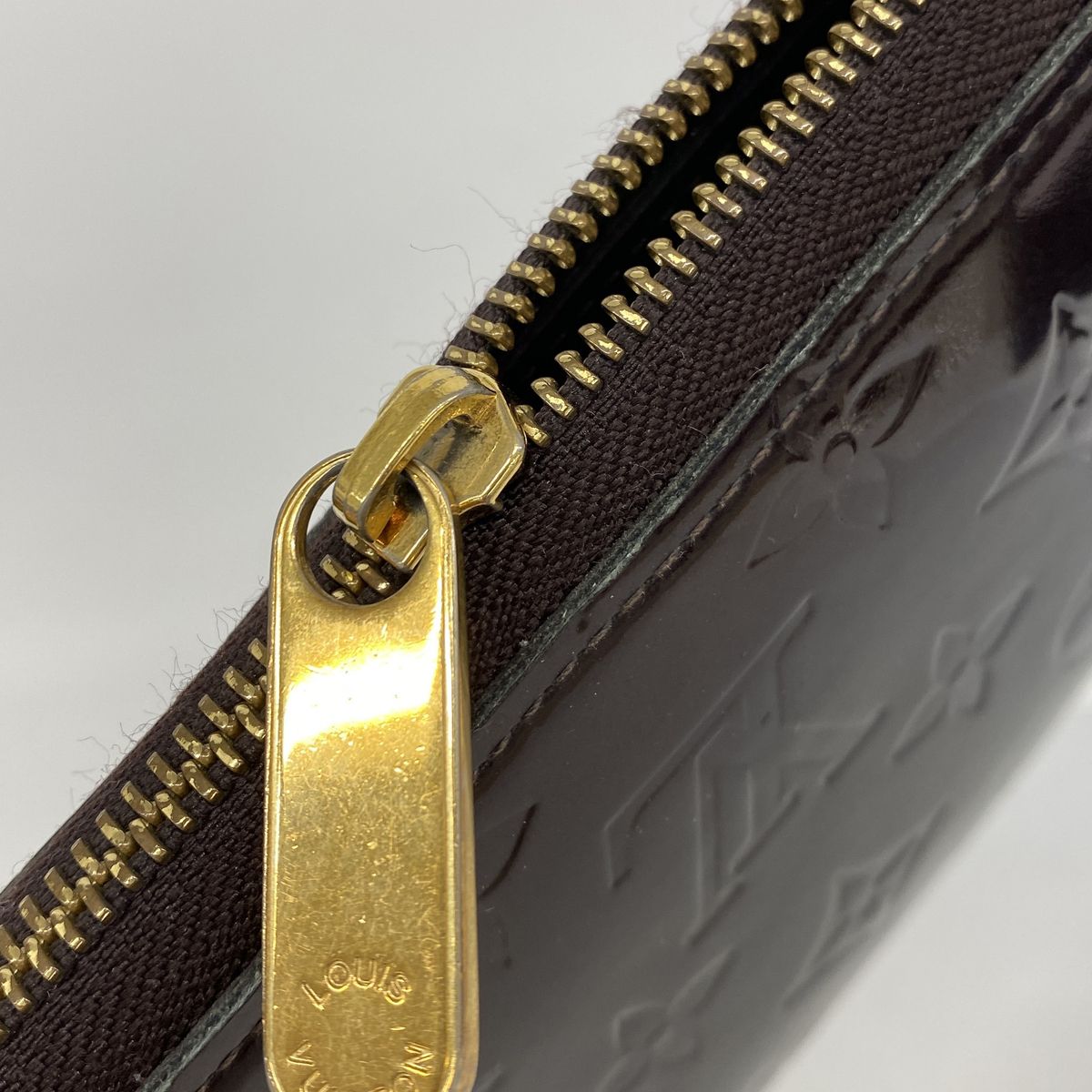 Louis Vuitton Wallet Vernis Zippy Amarante — view 7