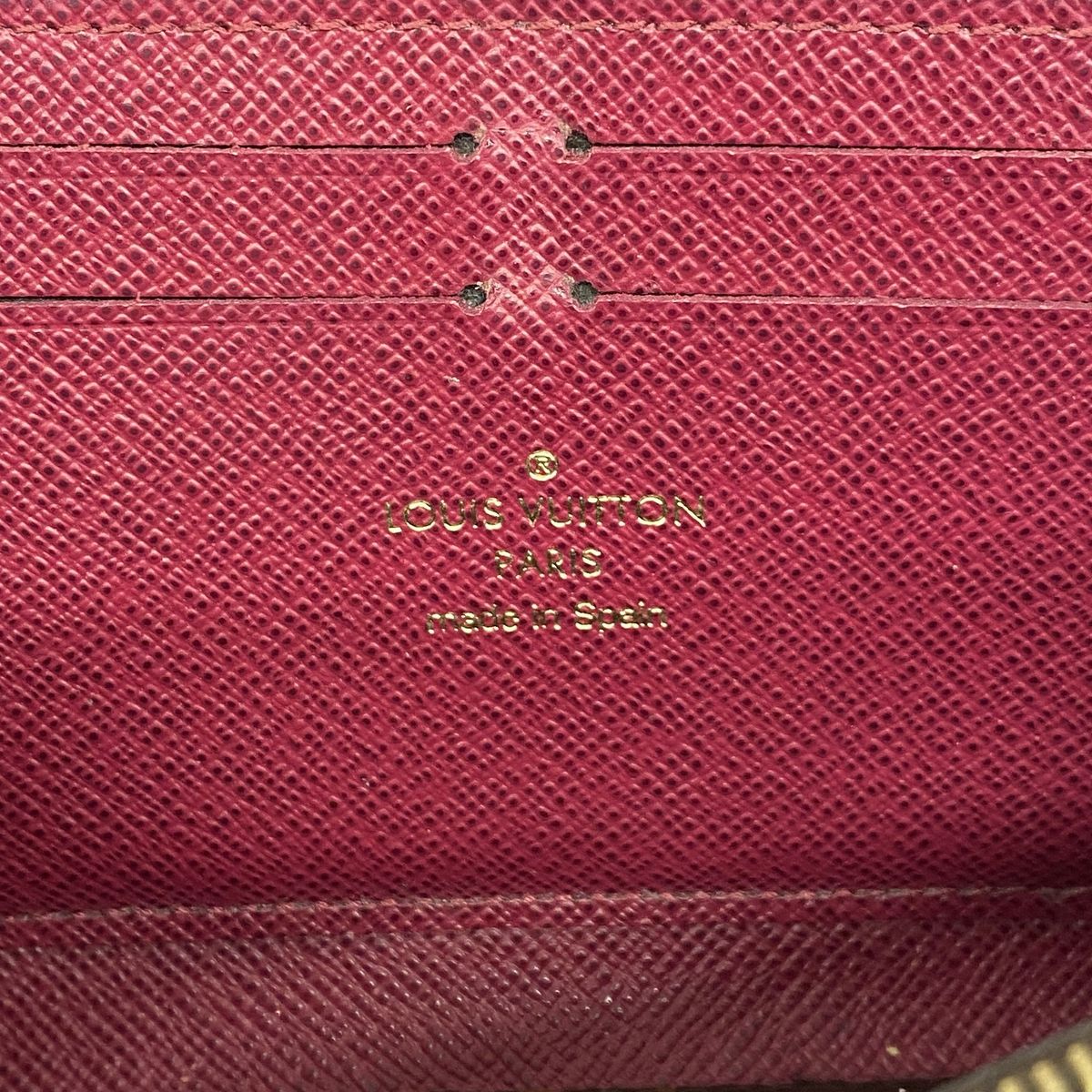 Louis Vuitton Wallet Monogram Portefeuille Clemence Fuchsia — view 4